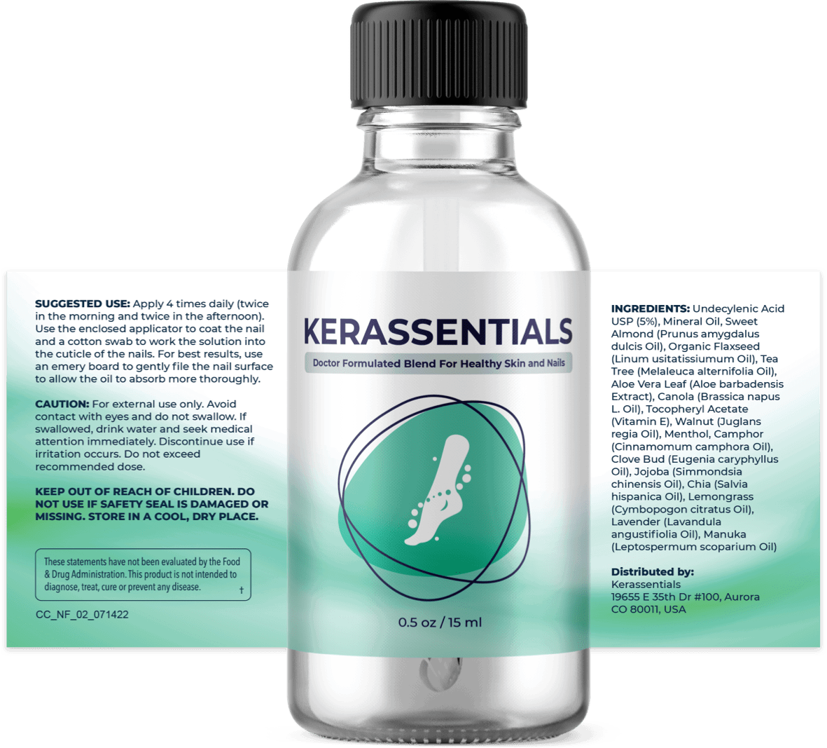 Kerassentials product label